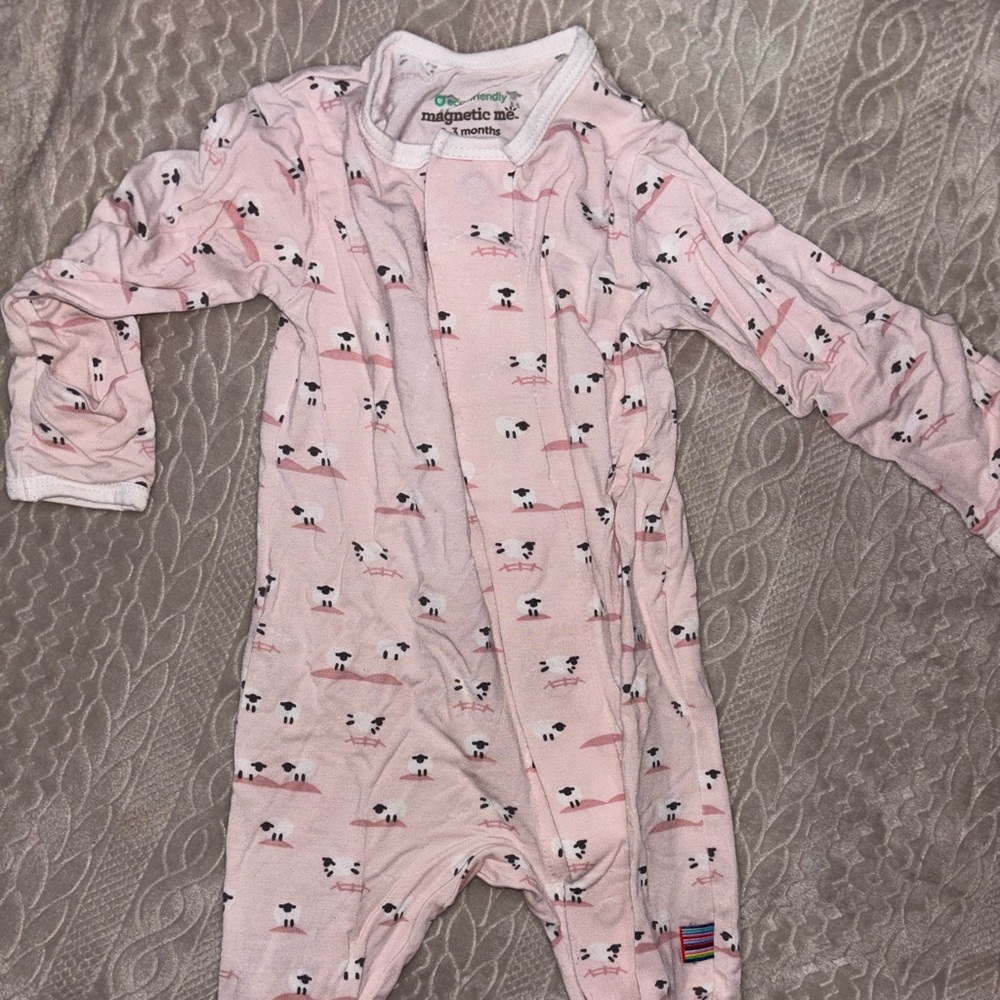 Magnetic Me Pink Baby One Piece